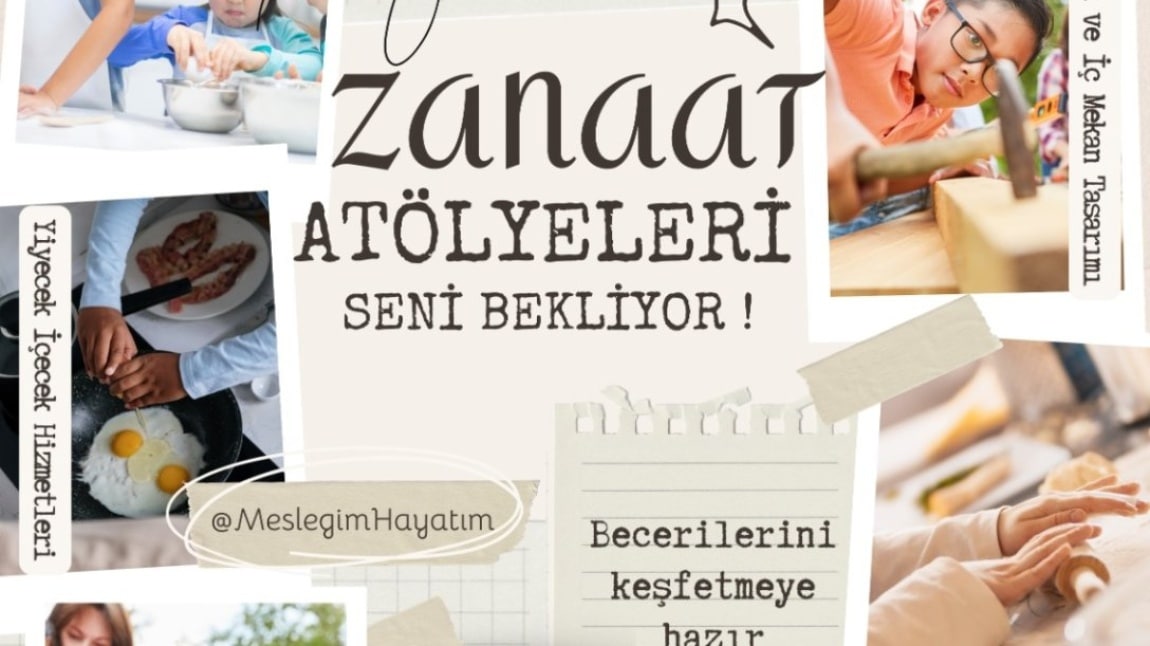 Zanaat Atölyeleri Seni Bekliyor.!